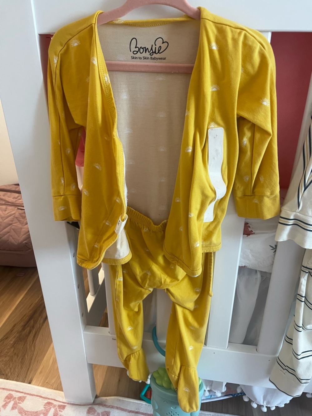 Bonsie Yellow Baby Pajama Skin to Skin - Picture 2 of 3